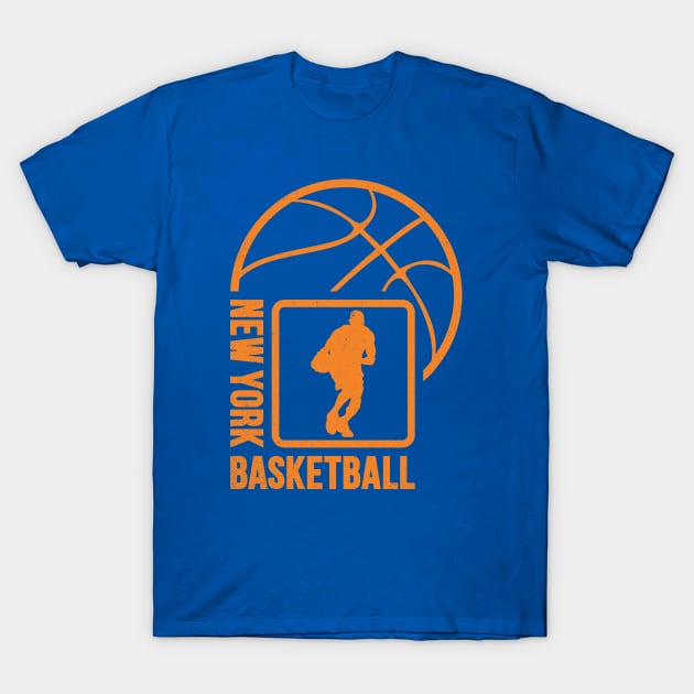 New York Basketball 04 T-Shirt by yasminkul